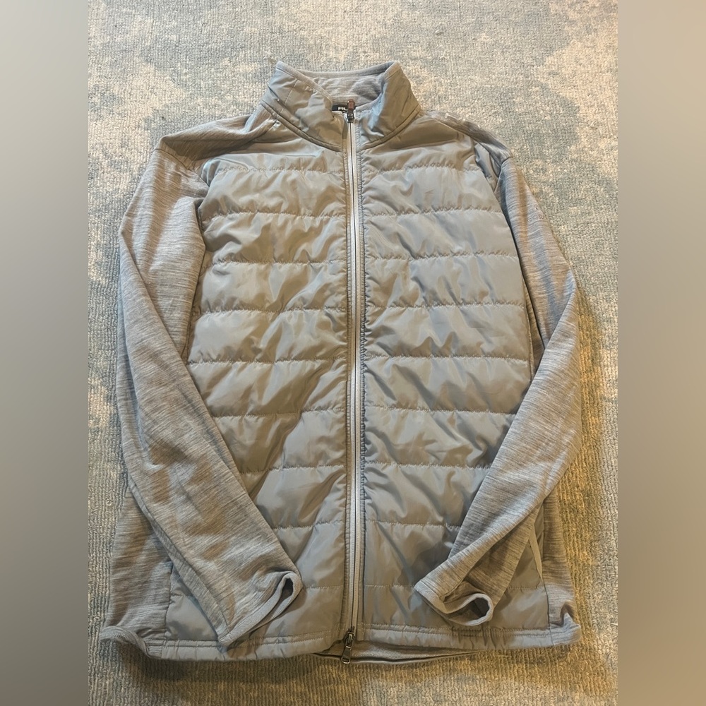 RLX gray golf zip up hybrid